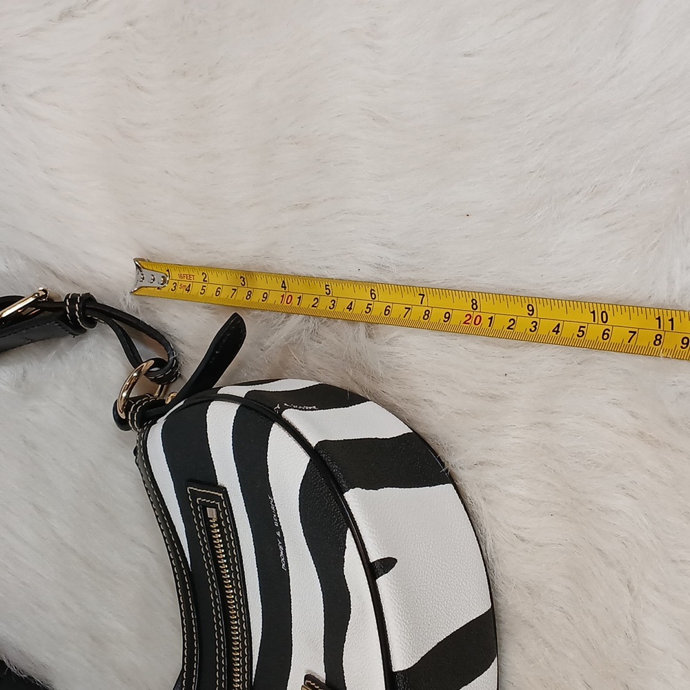 Dooney & Bourke Zebra Stripe Hobo/ Shoulder Bag - Picture 11 of 11
